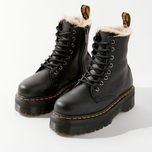 Dr. Martens Shoes - Dr. Marten Jadon Platform Fur Lined